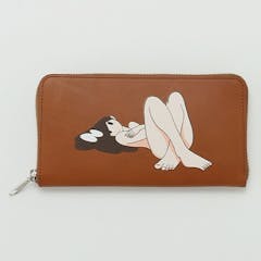 Long Zip Purse(color:Brown)
